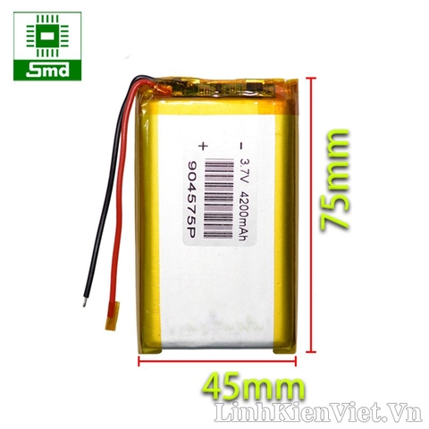 Pin lithium 824577 4200mAh 3.7V