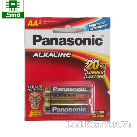 Pin Panasonic Alkaline AA (không sạc)