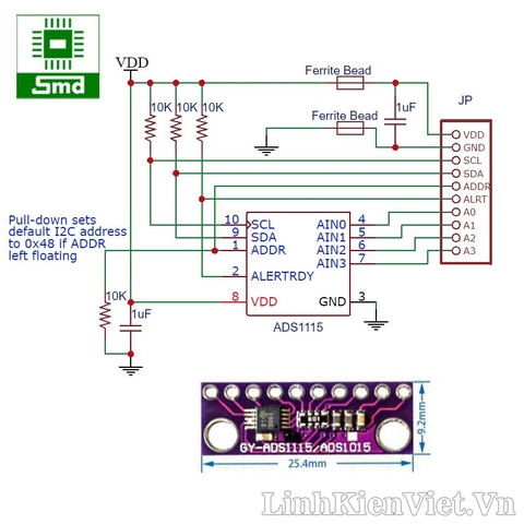 Module ADS1115 16Bit ADC