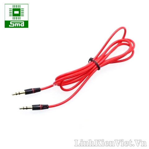 Cáp Audio 3.5mm hai đầu đực dài 1m