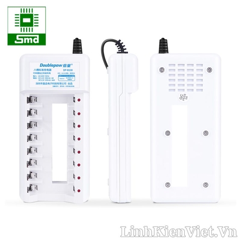 Bộ sạc Doublepow 8 pin AA AAA B108