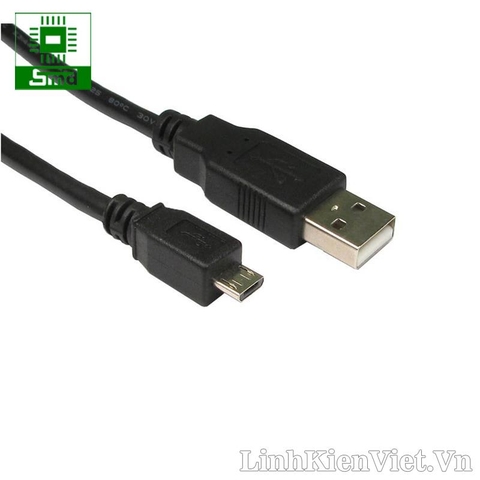 Cáp micro USB 80cm màu đen