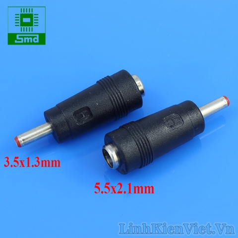 Đầu chuyển đổi DC 5.5x2.1 sang DC 3.5x1.3mm