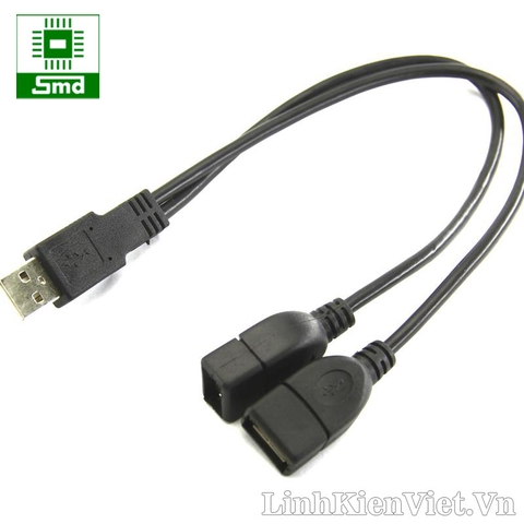 Dây USB một đầu đực - hai đầu cái