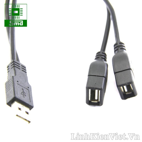 Dây USB một đầu đực - hai đầu cái