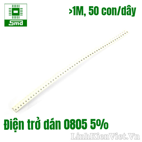 Điện trở dán 0805 5% (1M - 10M)