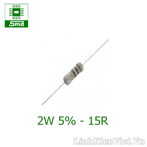 Điện trở công suất 2W 5% - 15R