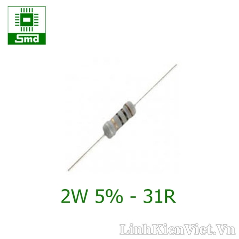 Điện trở công suất 2W 5% - 31R