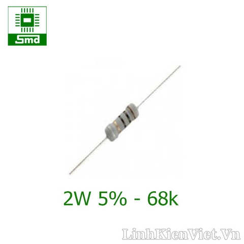 Điện trở công suất 2W 5% - 68K