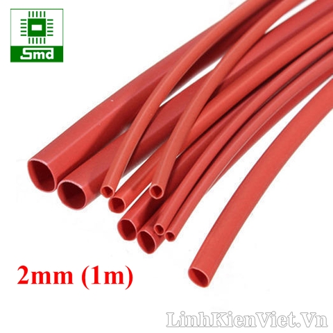 Dây co nhiệt đỏ 2mm (1m)