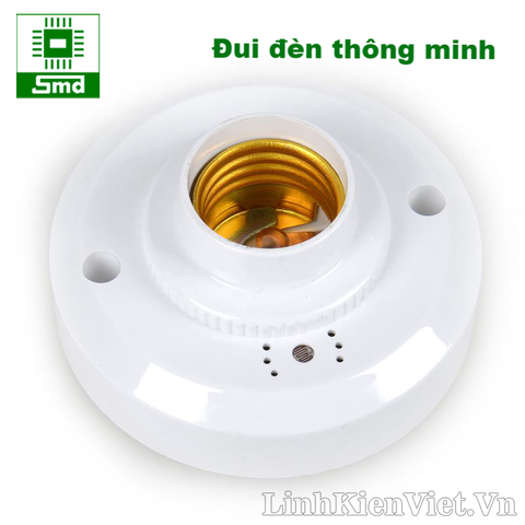 Đui đèn E27 kèm cảm biến quang trở