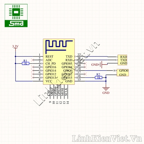 Module Wifi ESP8266 ESP-12F