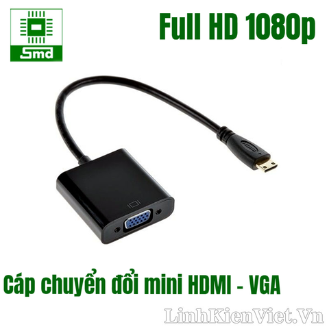Cáp chuyển đổi mini HDMI - VGA