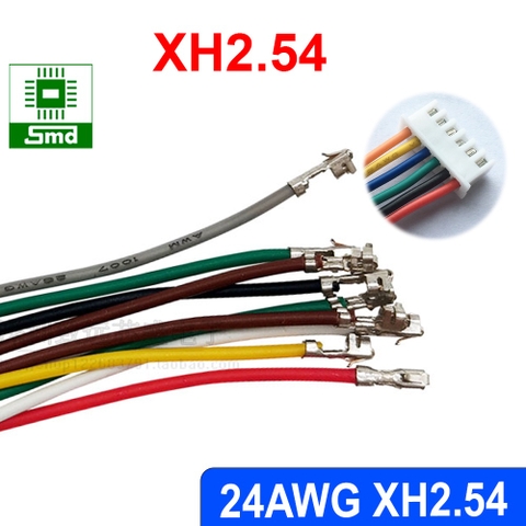 Dây XH2.54 24AWG 0.2 mm bấm sẵn đầu cose