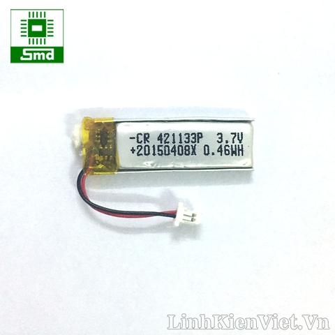 Pin lithium 421133 120mAh 3.7V