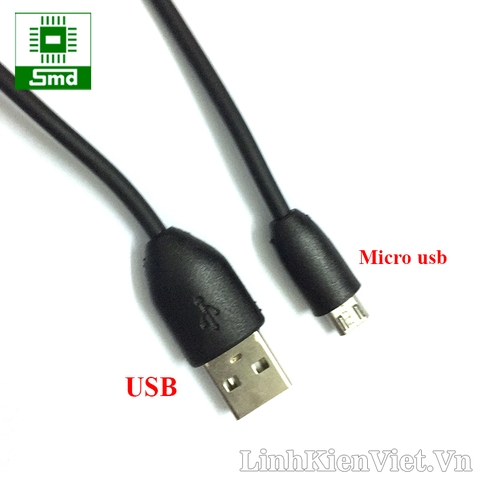 Cáp micro USB 1m màu đen HTC