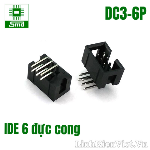 IDE 6 đực cong (DC3-6P)