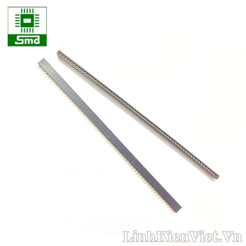 Pin header đơn cái thẳng 1x60 2.54mm phần nhựa cao 6mm