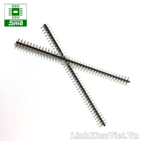 Pin header đơn đực thẳng 1x40 2.54mm phần nhựa cao 1.5mm (8mm)