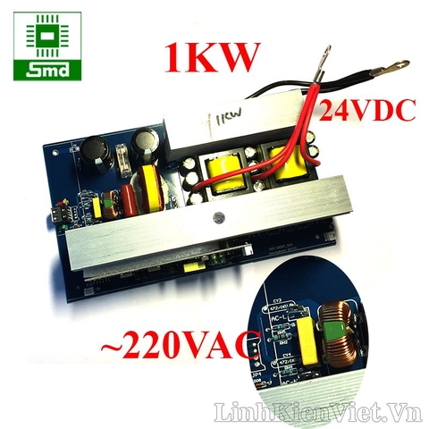 Inverter Sin Chuẩn 24V 1KW (pure sin inverter 24V 1KW) loại 1