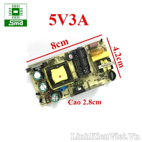 Nguồn không vỏ 5V 3A