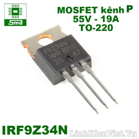 IRF9Z34N P Channel mosfet 19A - 55V TO-220