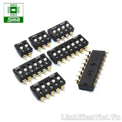 Gạt 2 bit KE-02 (SMD 2.54mm)