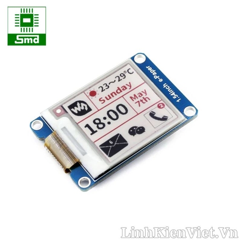 Module Màn hình Eink 1.54 3 màu giao tiếp SPI (200x200px đỏ, đen, trắng)