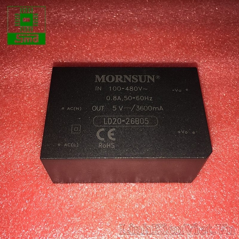 Module nguồn LD20-26B05 220V-5V/3600mA 18W