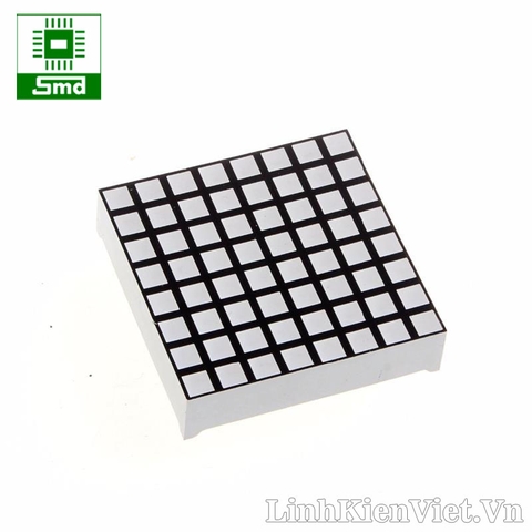 Led matrix 8x8 F3.0mm điểm vuông ( 32x32mm) (Xanh lá)