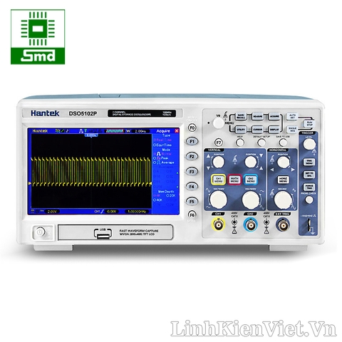 Máy hiện sóng Hantek DSO5102P 2 kênh 100MHZ- Digital storage Oscilloscope