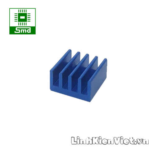 Nhôm tản nhiệt 9x9x5mm các màu