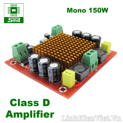 Module khuếch đại âm thanh ClassD 150W 1 kênh