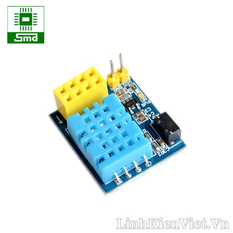 Module nhiệt độ độ ẩm DHT11 + đế ESP8266 ESP-01S