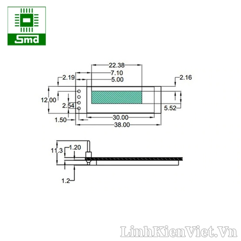 Module OLED 0.91 inch 128x32px