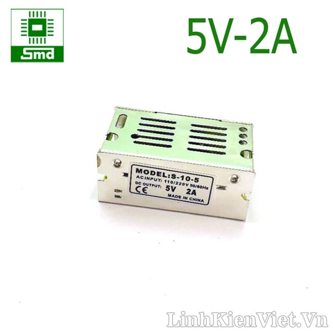 Nguồn tổ ong 5V 2A 70x40x32mm