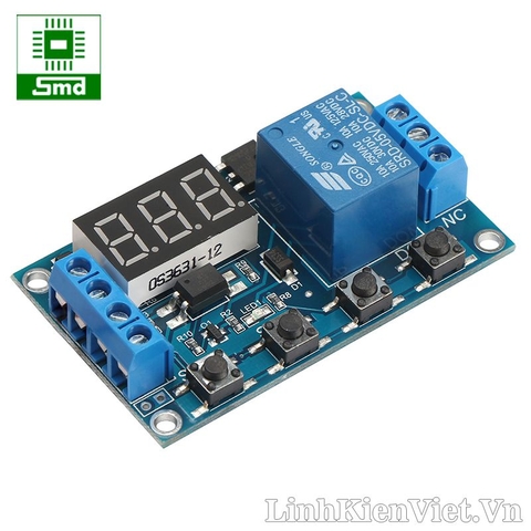 Module timer 1 relay có hiển thị, module định thời