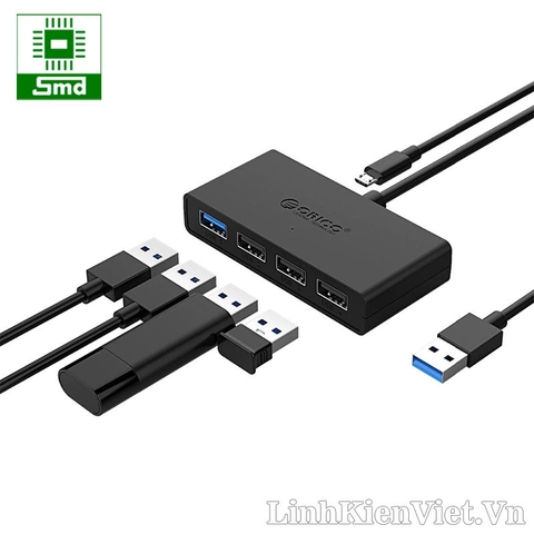 Bộ chia USB HUB 4 cổng 3 USB 2.0 + USB 3.0 dài 30cm