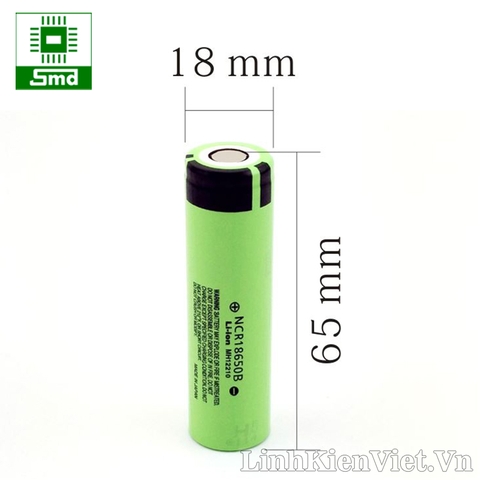 Pin lithium 18650 Panasonic 3400mAh