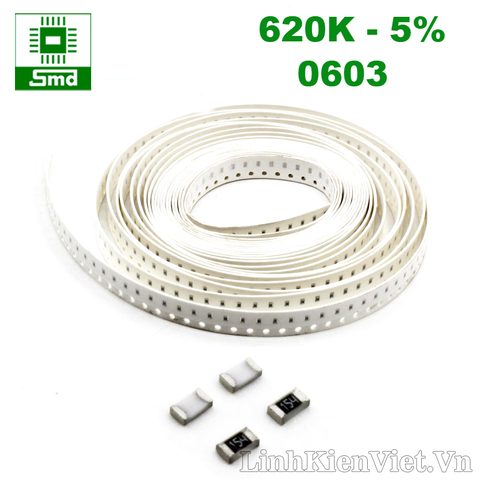 Điện trở dán 0603 5% (100K - 1M)