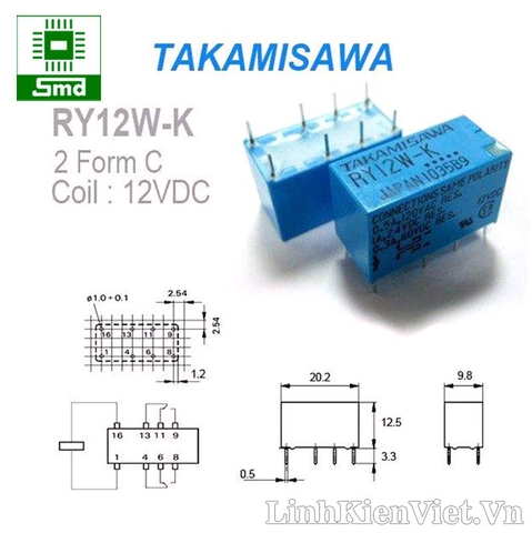 Relay TAKAMISAWA RY12W-K