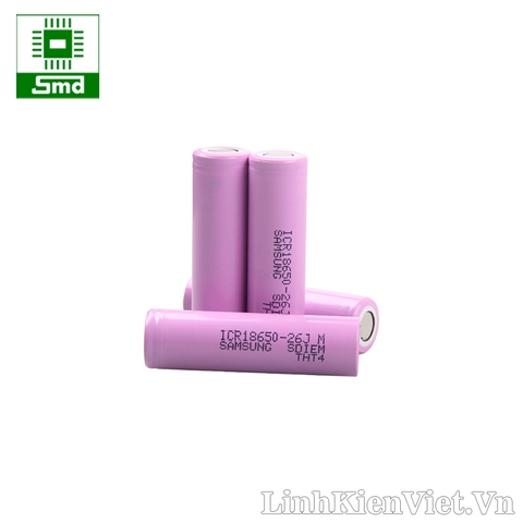 Pin samsung ICR 18650 2600mAh 26JM