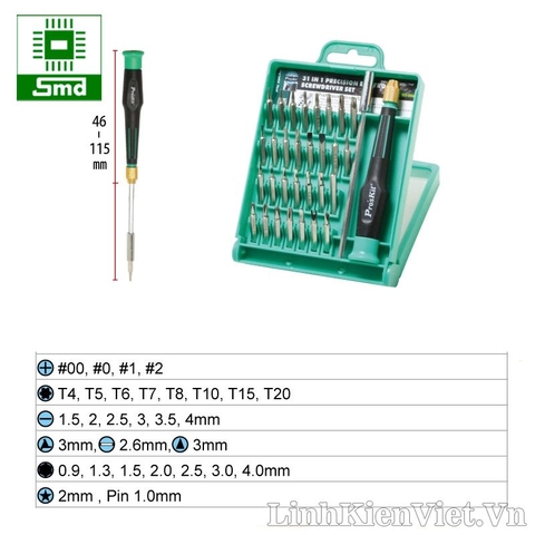 Bộ vít đa năng 31 in 1 Pro