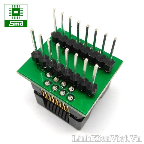 Đế kẹp SOP16 có pcb (ots16-1.27-03)