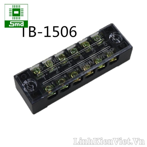 Cầu đấu TB-1506 (15A 6 chấu)