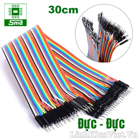 Dây cắm test board đực-đực 30cm (2.54mm)