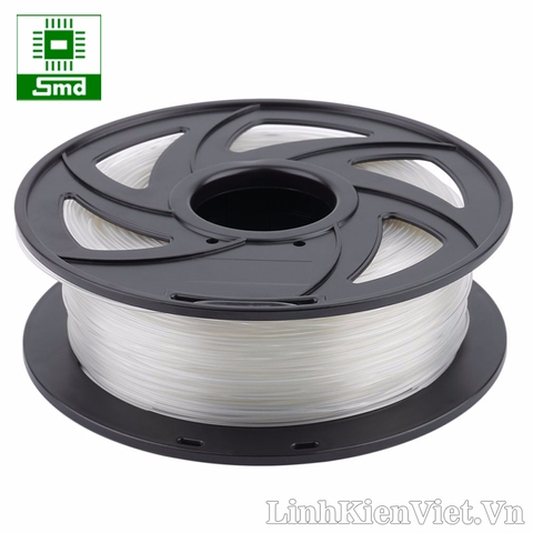 Cuộn nhựa in 3D chất liệu PLA 1.75mm 1kg (Trong suốt)