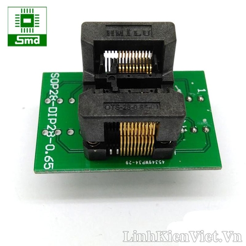 Đế kẹp TSSOP20 có pcb (OTS28-0.65-01)