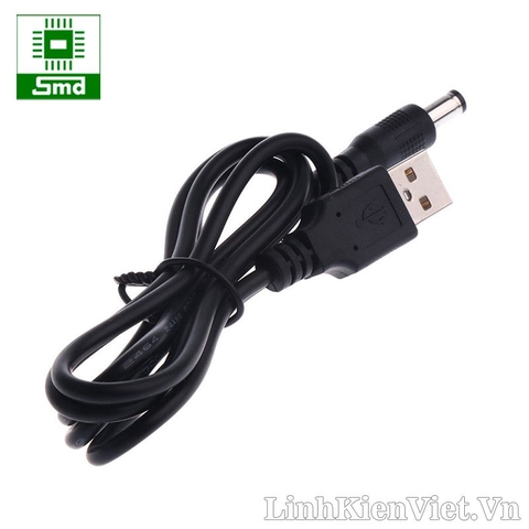 Cable cấp nguồn USB - DC5.5mm