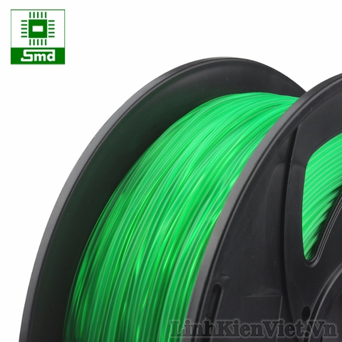 Cuộn nhựa in 3D chất liệu PLA 1.75mm 1kg (Xanh lá - green)